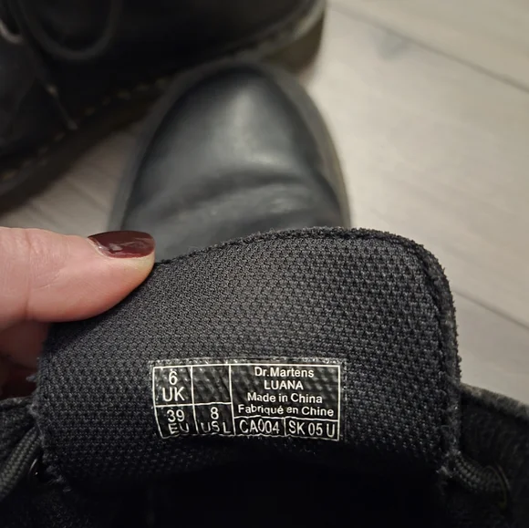 Dr. Martens Black Combat Boots - Picture 4 of 5